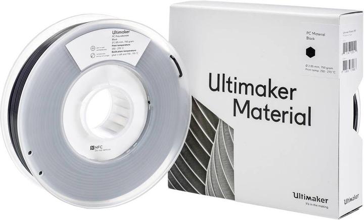 Actual product image Ultimaker Filament (PC, 2.85 mm, 750 g, Black)