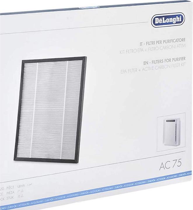 Actual product image De'Longhi EPA/Active Carbon Filter Black AC 75 (1 x)