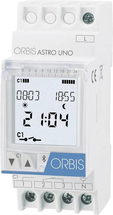Orbis Horloge programmable pour rail DIN B