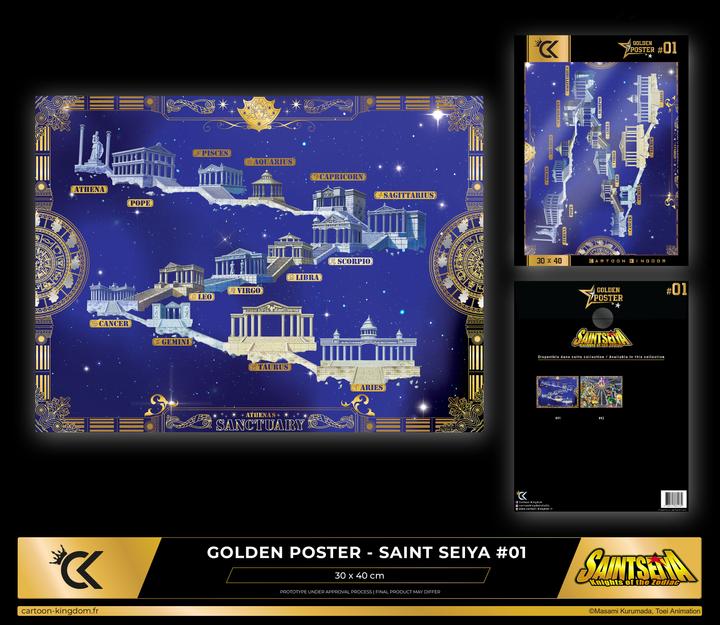 Actual product image Cartoon Kingdom Saint Seiya - Heiligtümer (40 x 31 cm)