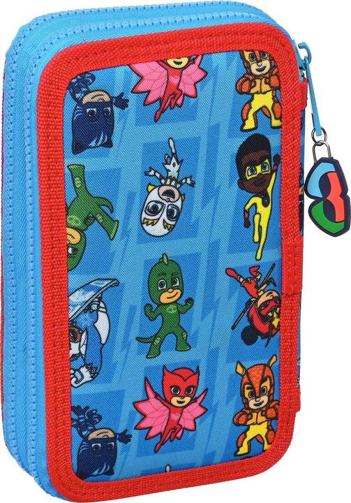 Immagine prodotto PJ Masks Astuccio doppio Blu 12,5 x 19,5 x 4 cm (28 pezzi)