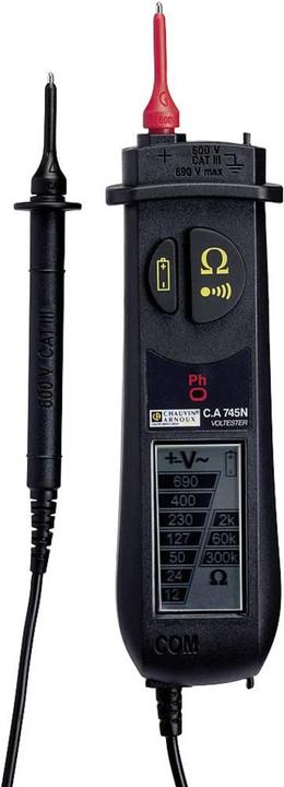 Immagine prodotto Chauvin Arnoux Tester di tensione bipolare C. (CAT III 600V)