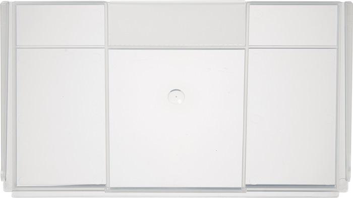 Immagine prodotto LA-KA-PE Divisorio per scaffale L. 230 mm PP trasparente, chiuso (23 cm)