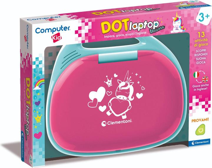 Actual product image Clementoni DOT Primo Laptop 3+ Unicorn (English, Italian)