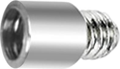 Actual product image Star Piercing Verlängerung Dermal Anchor 1.2 mm Gewinde (without brass, Surgical steel 316L)