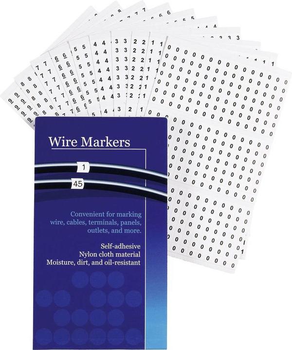 Tru Components Bedrukte zelfklevende markers