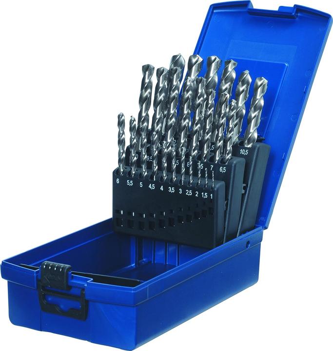 Produktbild kwb Spiralbohrer Set 25-teilig (1 mm, 1.5 mm, 2 mm, 2.5 mm, 3 mm, 3.5 mm, 4 mm, 4.5 mm, 5 mm, 5.5 mm, 6 mm, 6.5 mm, 7 mm, 7.5 mm, 8 mm, 8.5 mm, 9 mm, 9.5 mm, 10 mm, 10.5 mm, 11 mm, 11.5 mm, 12 mm, 12.5 mm, 13 mm)