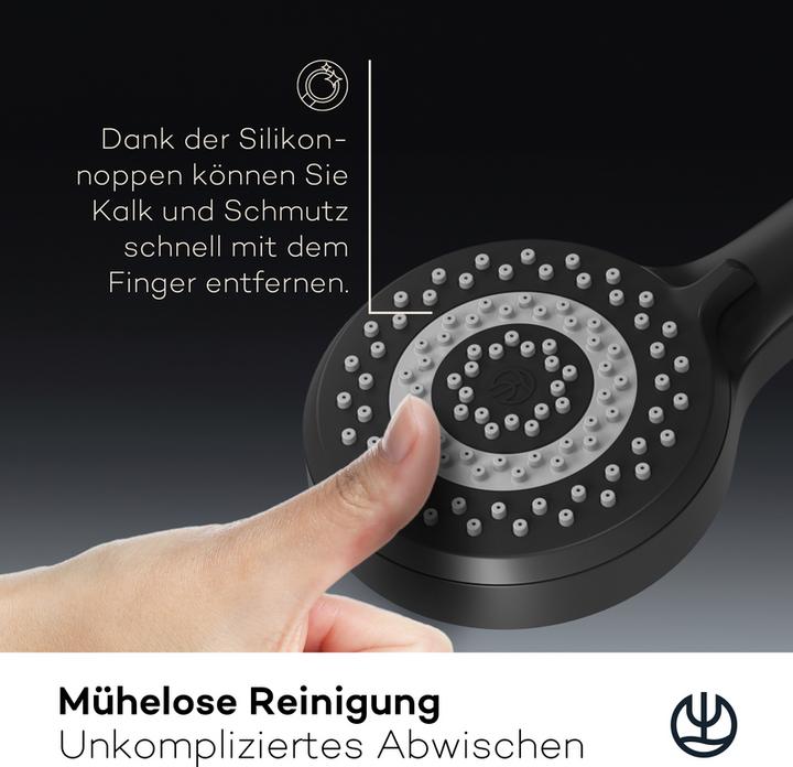 Actual product image Kludi X1 Shower head (3 Beam types, 15 l/min)