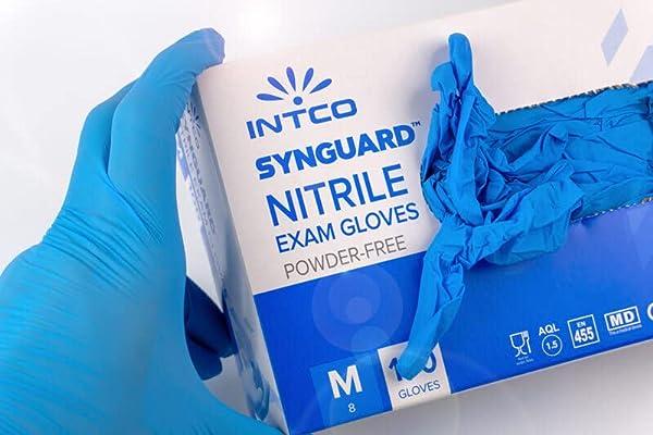 Intco Medizinische Handschuhe aus Nitril ohne (M)