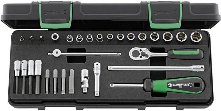 Produktbild Stahlwille Steckschlüsselsatz 1/4 (6.3 mm (13 mm, 8 mm, 10  mm, 4 mm, 11 mm, 7 mm, 12 mm, 6 mm, 9 mm, 5 mm)