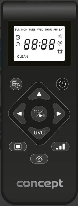 Actual product image Concept VR3205 Robot Vacuum Cleaner Bagless (Vacuum mopping robot)