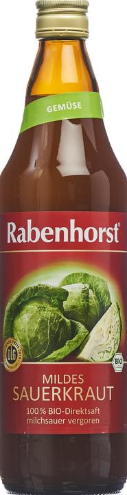 Image du produit Rabenhorst Jus de choucroute bio, 750 ml