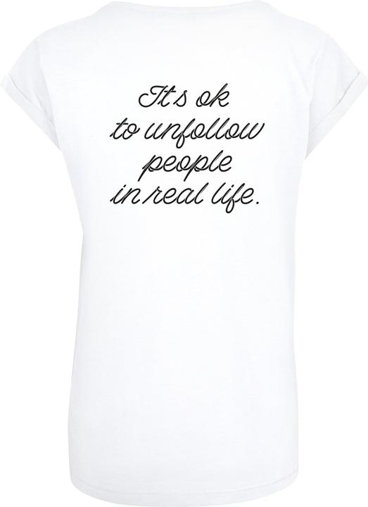 Produktbild Merchcode Ladies Heartbreak Extended Shoulder Tee - 111575 (L)