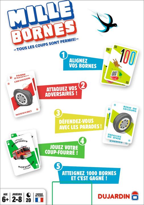Image du produit Dujardin Mille Bornes Pocket (Anglais)