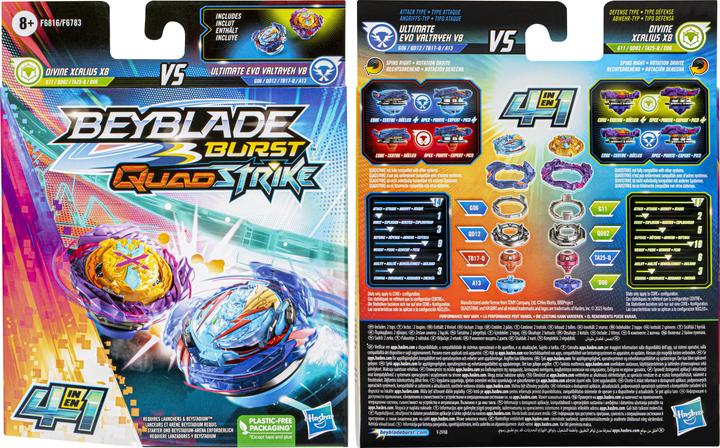 Image du produit Hasbro Bey Qs Ultimate Evo Valtryek Et Divine (Multilingue)