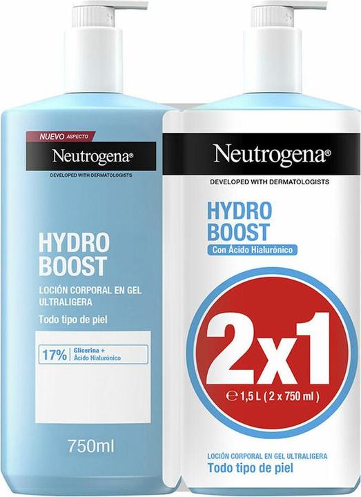Actual product image Neutrogena Hydro Boost Moisturizing Gel Lotion - 2x750ml (Body gel, 1500 ml)