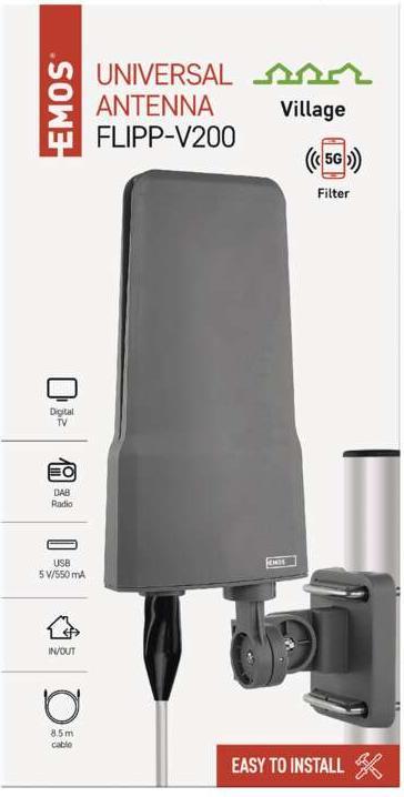 Image du produit Emos J0804 (Antenne parabolique, DVB-T / -T2)