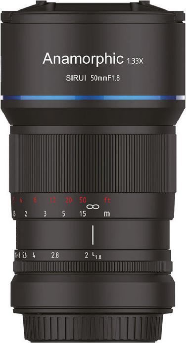 Sirui Objectif anamorphique 50 mm f1.8, monture MFT (Micro Four Thirds, APS-C / DX)
