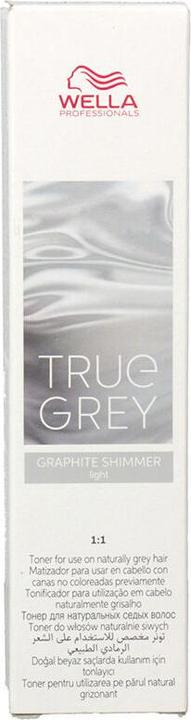Actual product image Wella True Grey Cream Toner Graphite Shimmer Light 60ml (Graphite Shimmer Light)