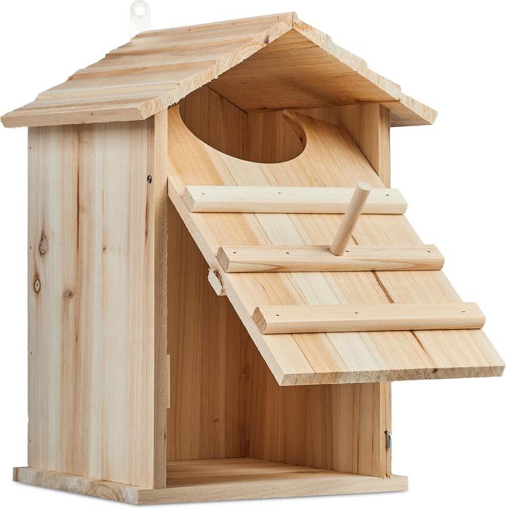 Actual product image Relaxdays Owl nesting box