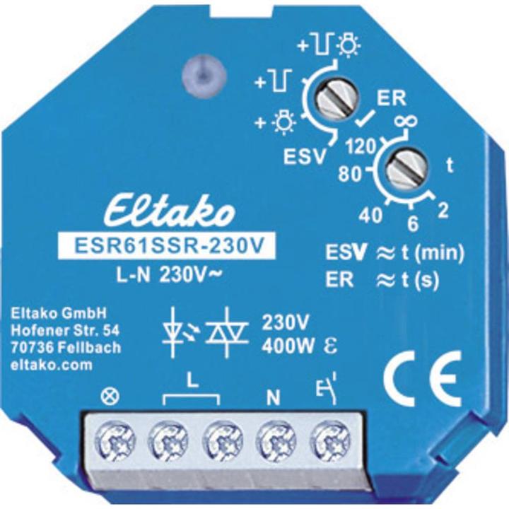 Produktbild Eltako Stromstoss-Schalter Unterputz ESR61SSR-230V 1 Schliesser 230 V 400 W 1 St. (Schaltaktor)