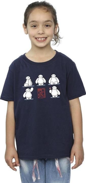 Immagine prodotto Disney Big Hero 6 Baymax Many Poses Maglietta Ragazze (140, 146)