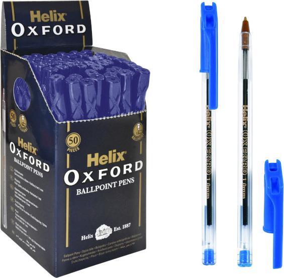 Image du produit Helix Stylo à bille 50 pcs. bleu (Bleu, 50 x)