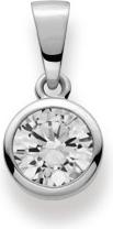 Immagine prodotto Natsumi Schmuck Ciondolo in oro bianco 18K/750 zirconi (Oro bianco 750/18 K)