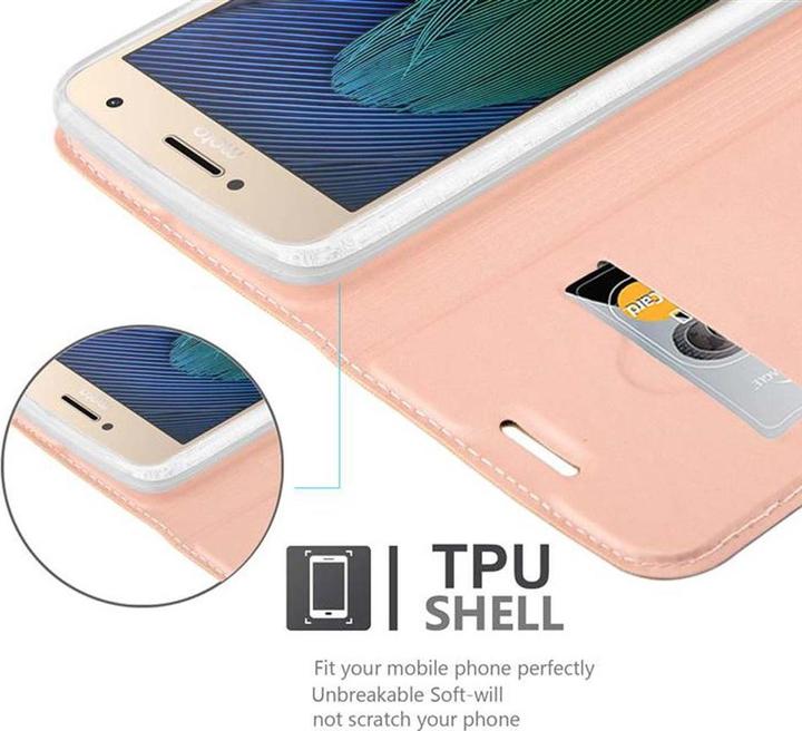 Produktbild Cadorabo Book Classy Style Cover (Motorola Moto G5 Plus)