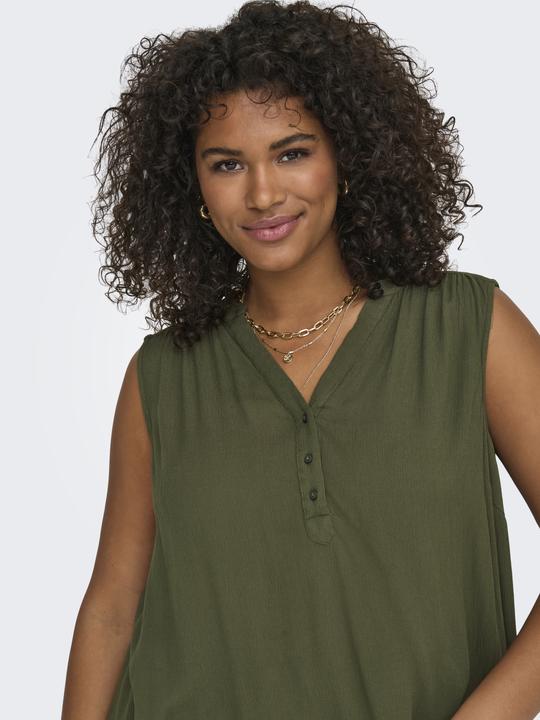 Produktbild Only Normal geschnitten V-Ausschnitt Curve Tank-Top Top (46)