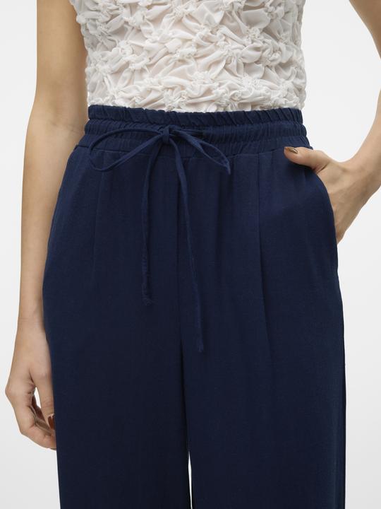 Actual product image Vero Moda VMJESMILO Mid-rise waist trousers Wide leg trousers (S)