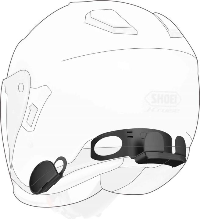 Produktbild Sena 10U Bluetooth Headset für Shoei J-Cruise (inkl. RC4-Lenkerfernbedienung) (1er Set)