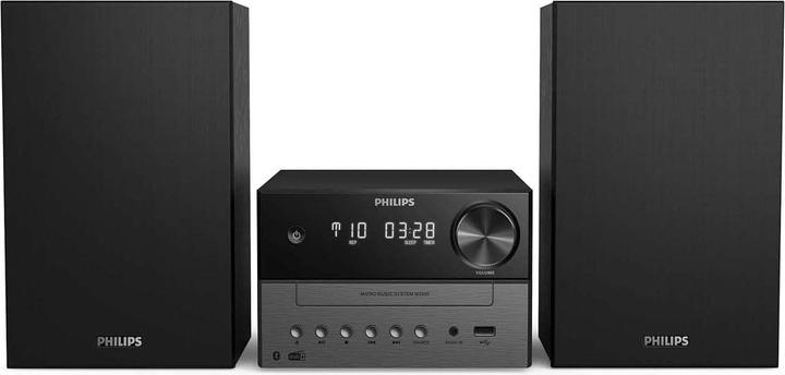 Philips TAM3505 Micro System, black (Bluetooth, Lettore CD, 1x 20 W)