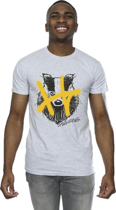 Image du produit - T-shirt HUFFLEPUFF POP SPRAY - Homme (4XL)