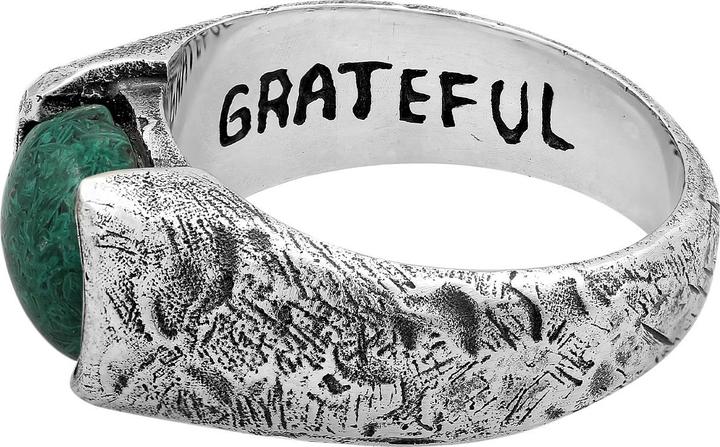 Produktbild Haze & Glory Ring Siegelring Liberty - Afrikanischer Türkis 925 Silber (60, 925 Silber)