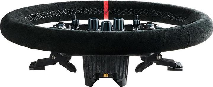Produktbild Asetek SimSports Lenkradkranz, gewölbt, 340 mm - schwarz, wildleder