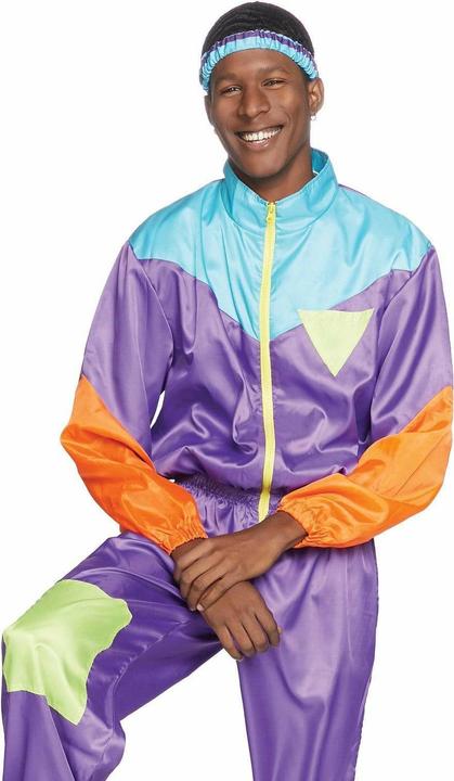 Produktbild Leg Avenue 80er Ballonseide Trainingsanzug (XL)
