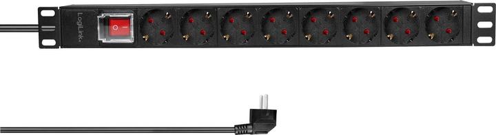 Produktbild LogiLink Steckdosenleiste (8 x, CEE 7/3, 2 m)