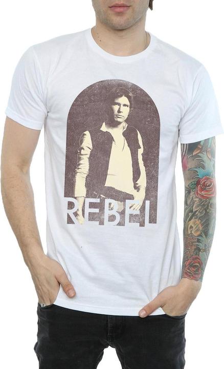 Immagine prodotto Star Wars Han Solo Rebel Maglietta Uomo (3XL)