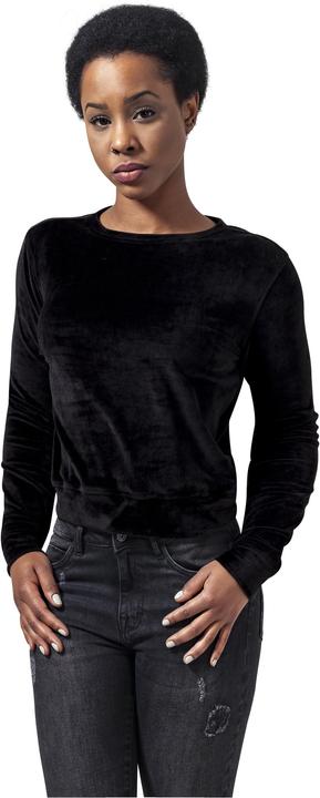 Produktbild Urban Classics Ladies Short Velvet Crew (XS)