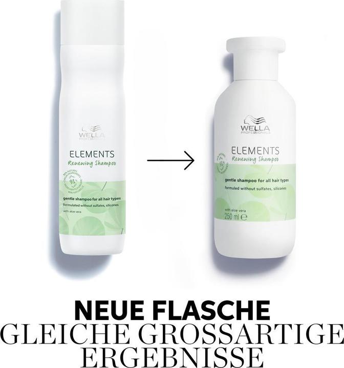 Actual product image Wella Elements Renewing Shampoo (250 ml, Liquid shampoo)