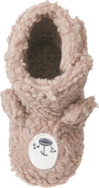 Actual product image La Redoute Collections Plush slippers with Velcro fastener (21)