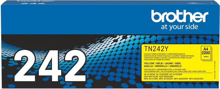 Actual product image Brother Tn-242y (Y)
