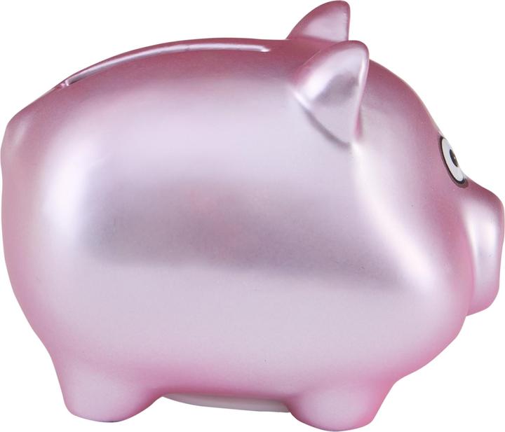 Productafbeelding Idena Spaarvarken roze metallic 7x7x8cm (7 x 7 x 8 cm)