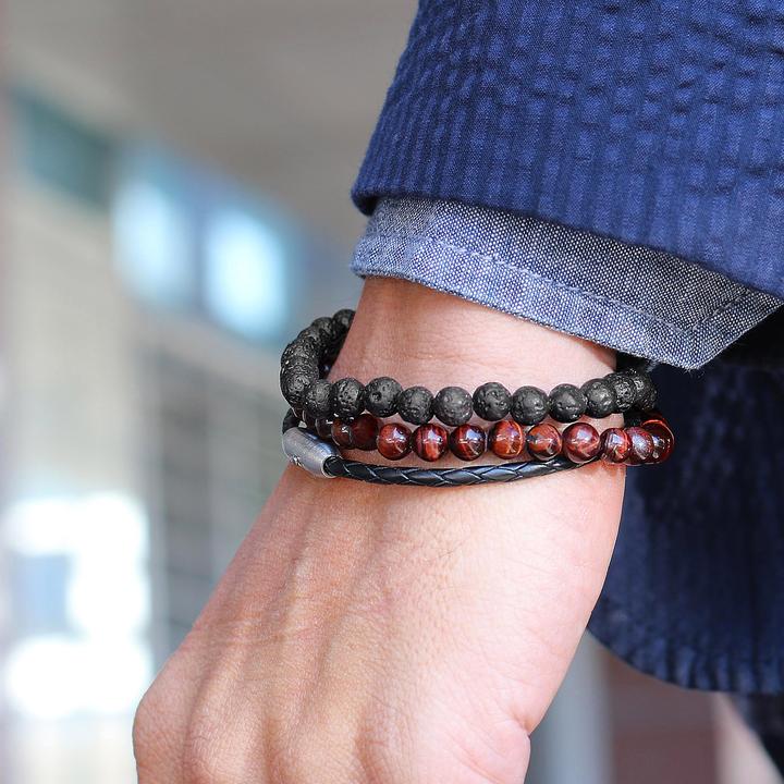 Actual product image Lucleon Rafael (21 cm, Stone, Leather)