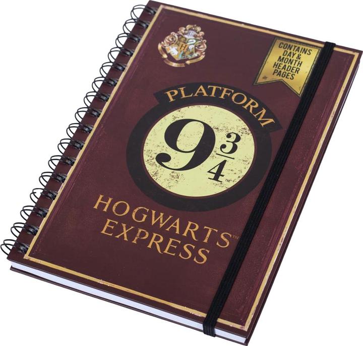 Image du produit - Cahier HOGWARTS EXPRESS PLATFORM 3/4 (A5, À rayures, Couverture rigide)