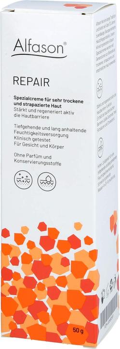 Image du produit Alfason Crème réparatrice pour peaux sèches, 50 g de crème (Crème pour le corps)