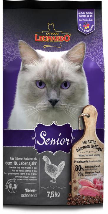 Image du produit Leonardo Cat Food Senior Volaille Cat (Senior, 1 pcs, 7500 g)