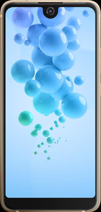 Image du produit Wiko View 2 Pro (64 Go, Or, 6", Double SIM hybride, 16 Mpx, 4G)