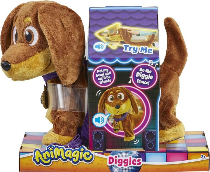 Image du produit Goliath Toys Maskotka interaktywna animagic diggles (24 cm)